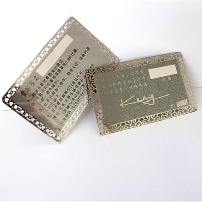雕花會員卡定做，PVC卡印刷